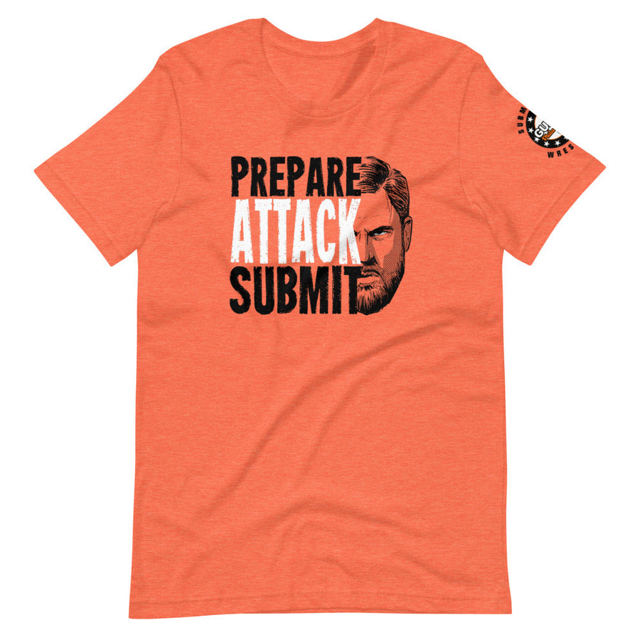 Drew Gulak "Prepare Attack Submit" T-Shirt