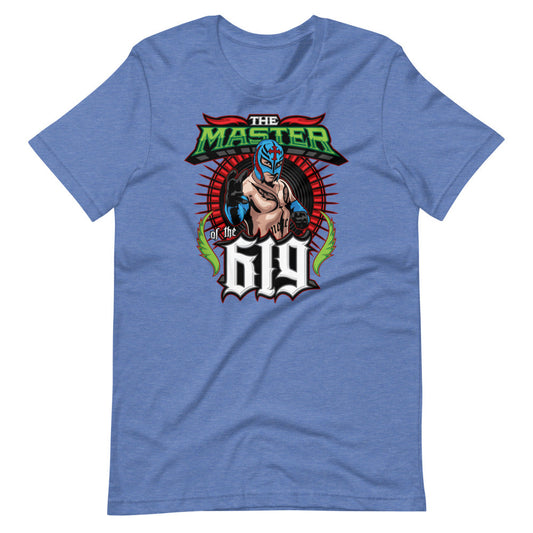 [Color:Heather True Royal] Rey Mysterio "Master of The 619" T-Shirt