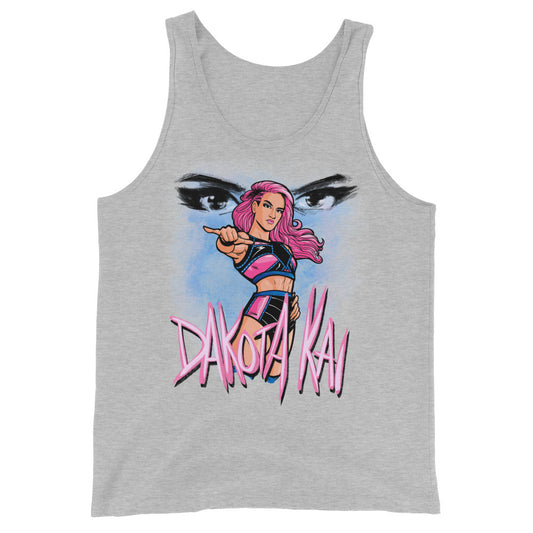[Color:Athletic Heather] Dakota Kai Illustrated Tank Top