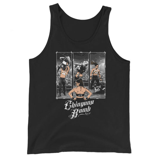 [Color:Black] Raquel González "Chingona Bomb" Tank Top
