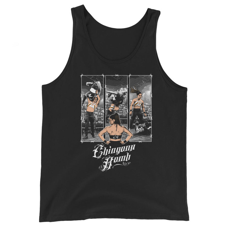 [Color:Black] Raquel González "Chingona Bomb" Tank Top