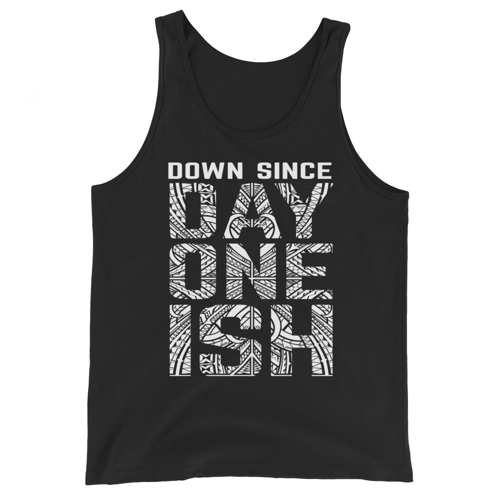 [Color:Black] The Usos "Down Since Day One Ish" Tank Top