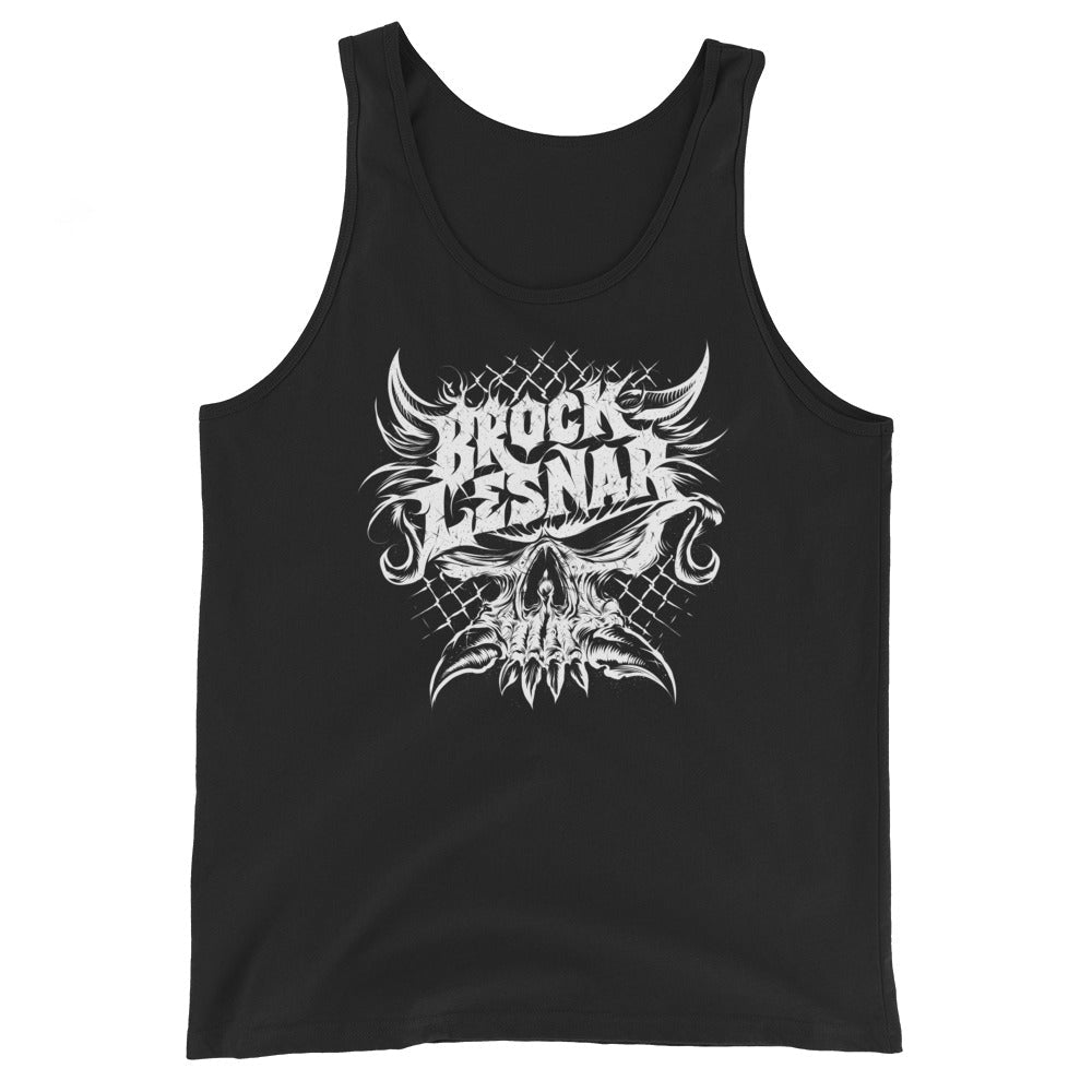 [Color:Black] Brock Lesnar "Skull Logo" Tank Top