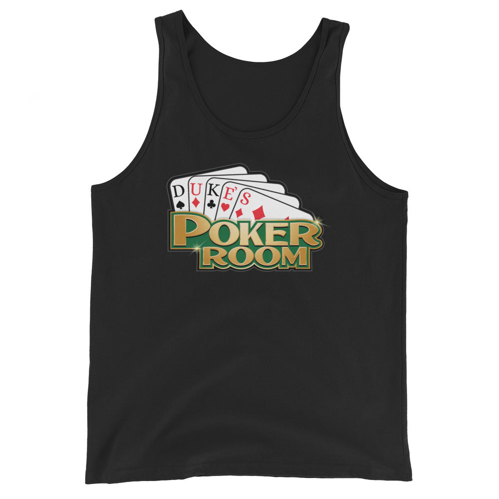 [Color:Black] Duke Hudson "Duke's Poker Room" Tank Top