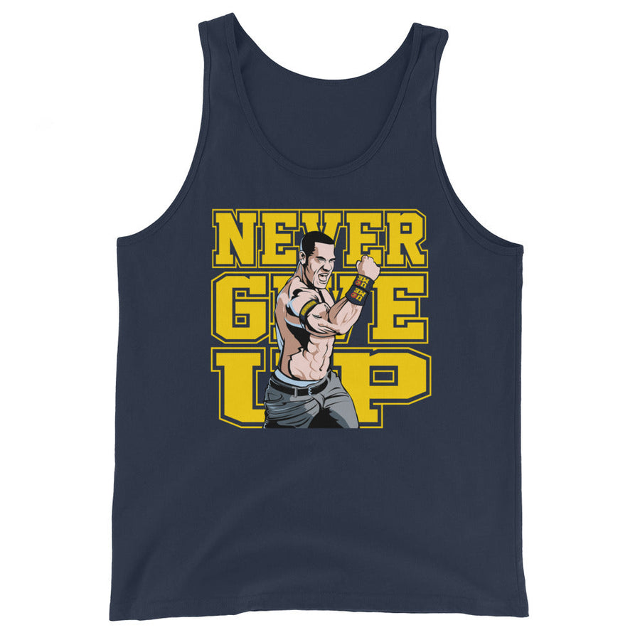 [Color:Navy] John Cena "Never Give Up" Tank Top