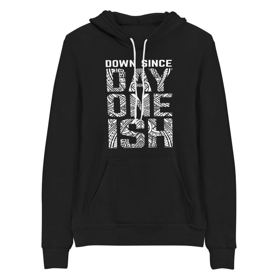 [Color:Black] The Usos "Down Since Day One Ish" Pullover Hoodie Sweatshirt