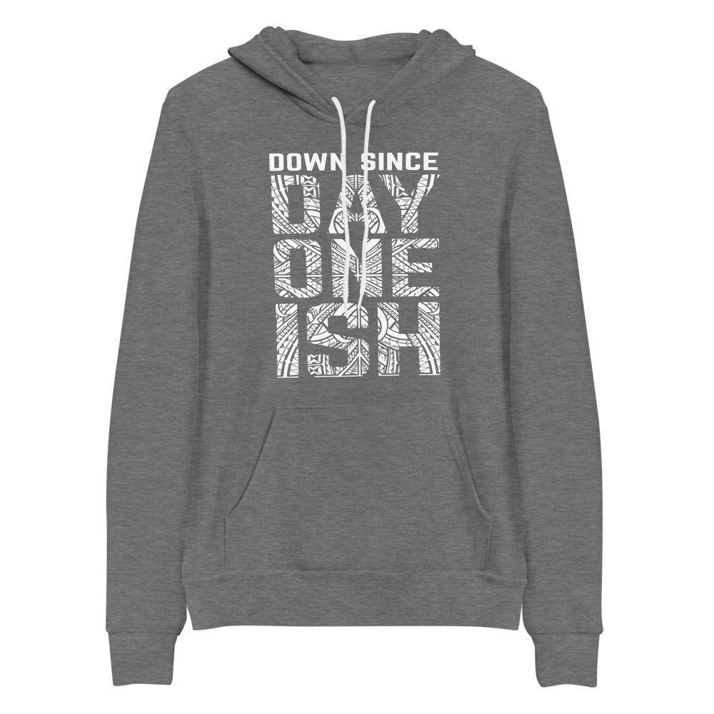 [Color:Deep Heather] The Usos "Down Since Day One Ish" Pullover Hoodie Sweatshirt