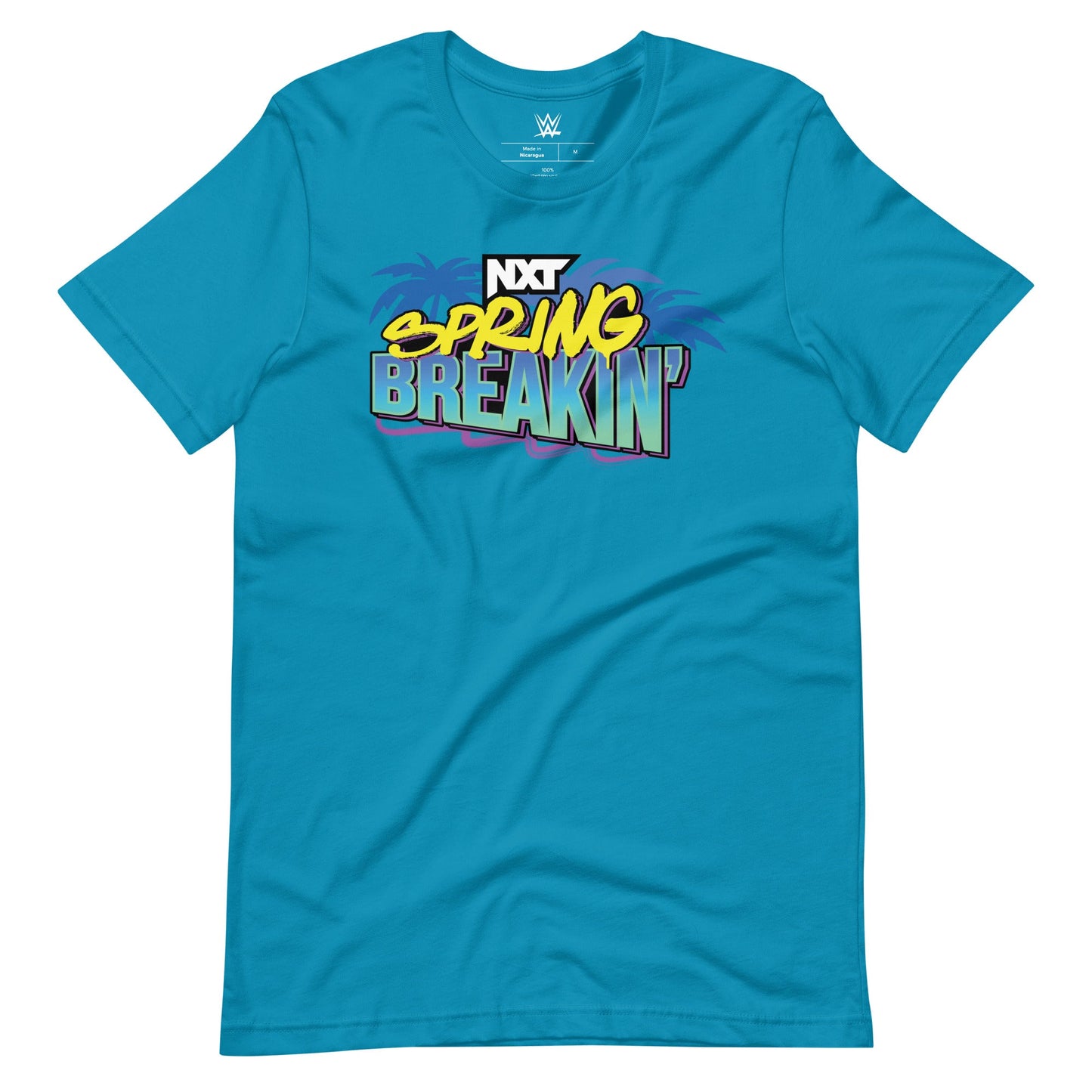 [Color:Aqua] NXT Spring Breakin' Logo t-shirt