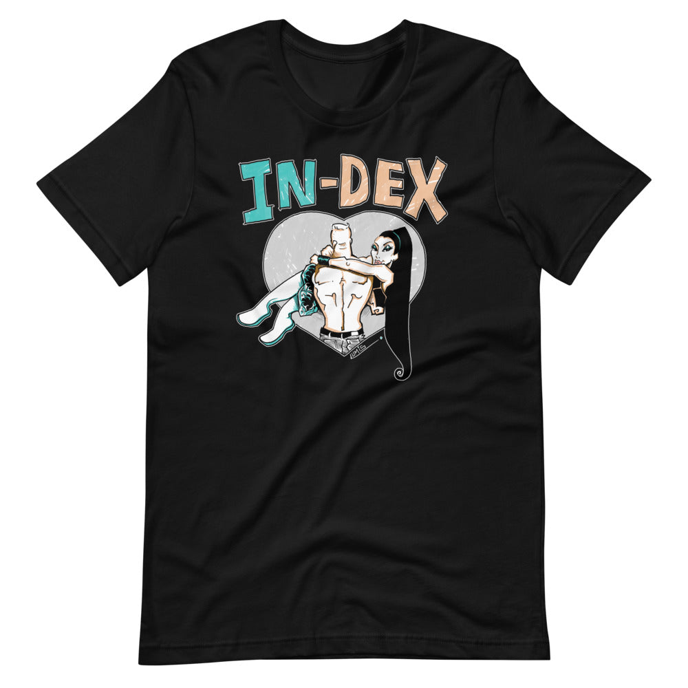 [Color:Black] IN-DEX T-Shirt