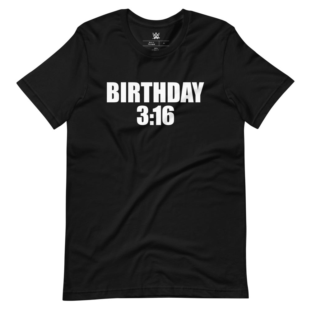 [Color:Black] Stone Cold Steve Austin Birthday T-Shirt