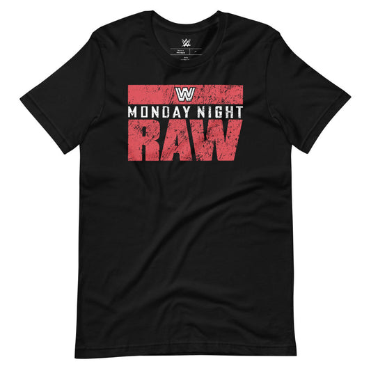 [Color:Black] Monday Night RAW Old School Logo T-Shirt
