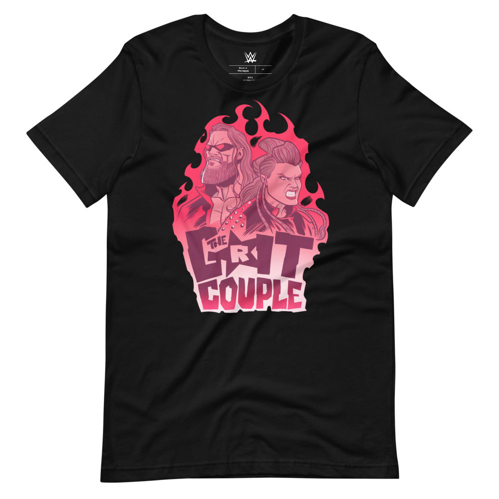 [Color:Black] The Grit Couple T-Shirt