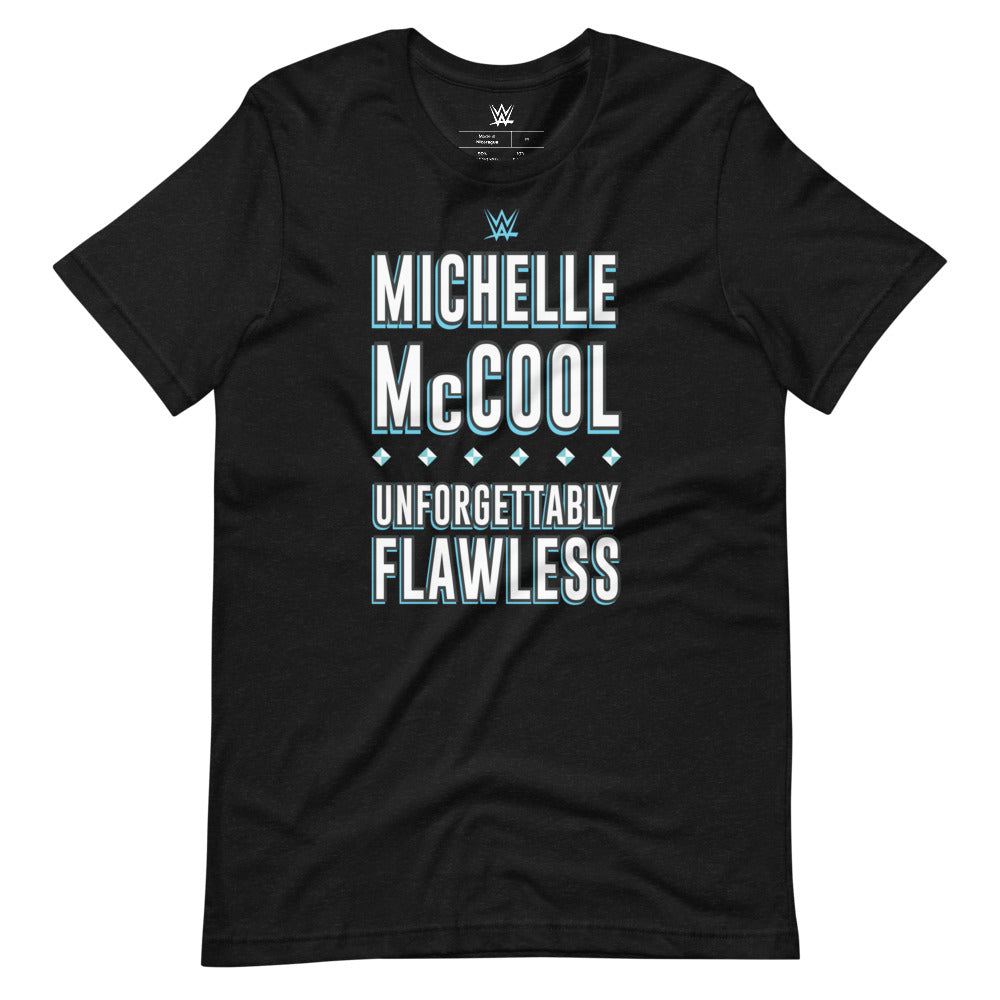 [Color:Black] Michelle McCool "Unforgettably Flawless" T-Shirt