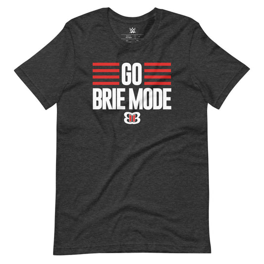 [Color:Dark Grey Heather] Brie Bella "Go Brie Mode" T-Shirt