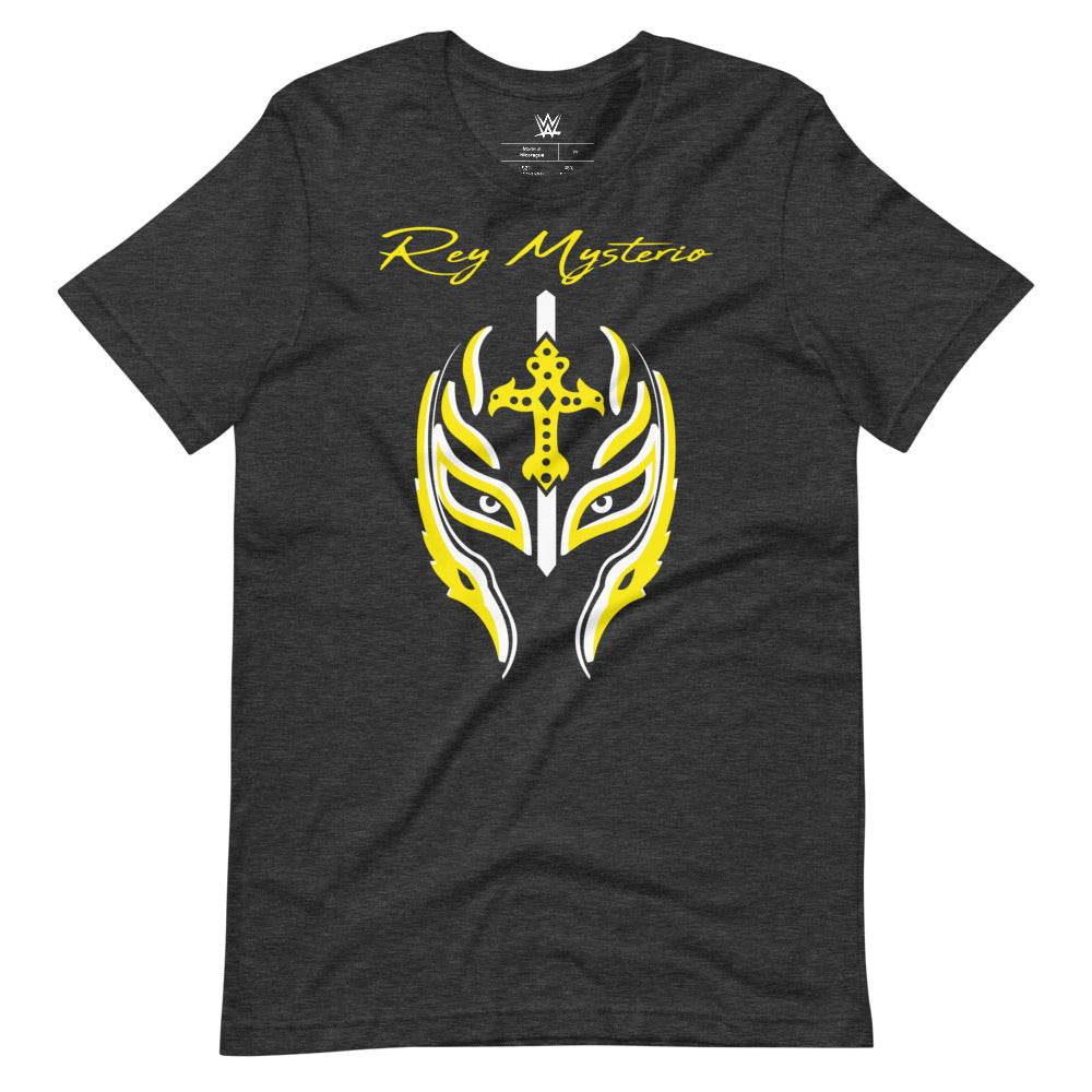 [Color:Dark Grey Heather] Rey Mysterio "Greatest Mask" T-Shirt