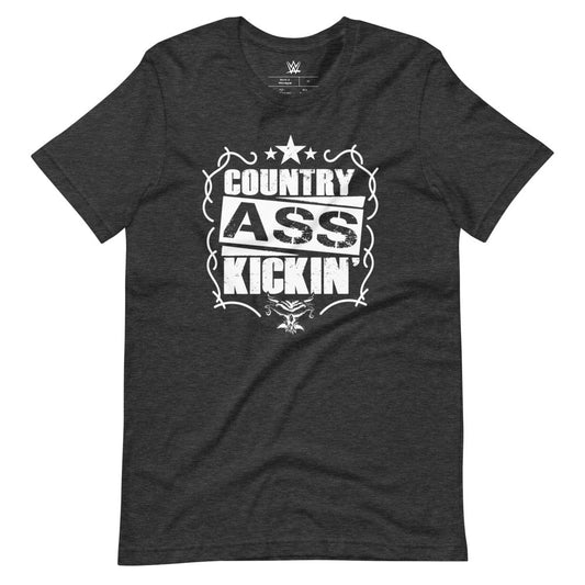 [Color:Dark Grey Heather] Brock Lesnar "Country Ass Kickin'" Logo T-Shirt