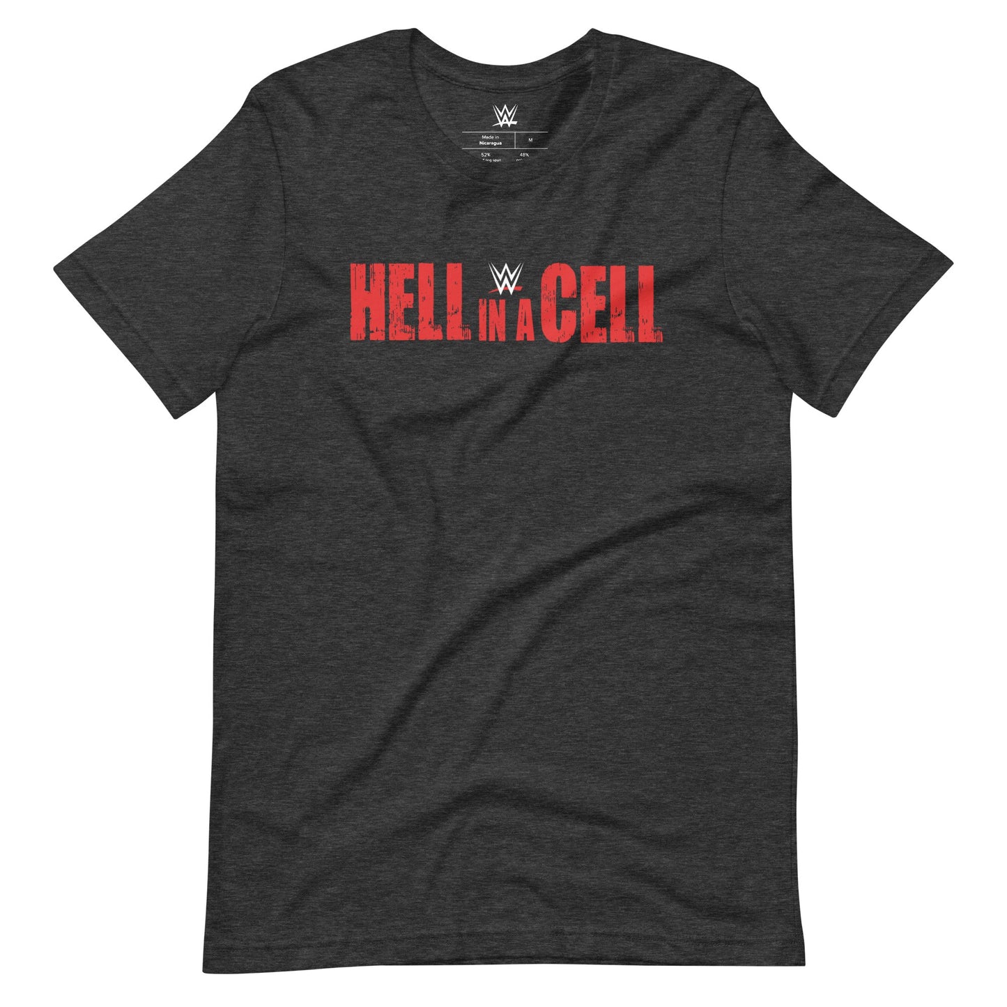 [Color:Dark Grey Heather] WWE Hell in a Cell Logo T-Shirt