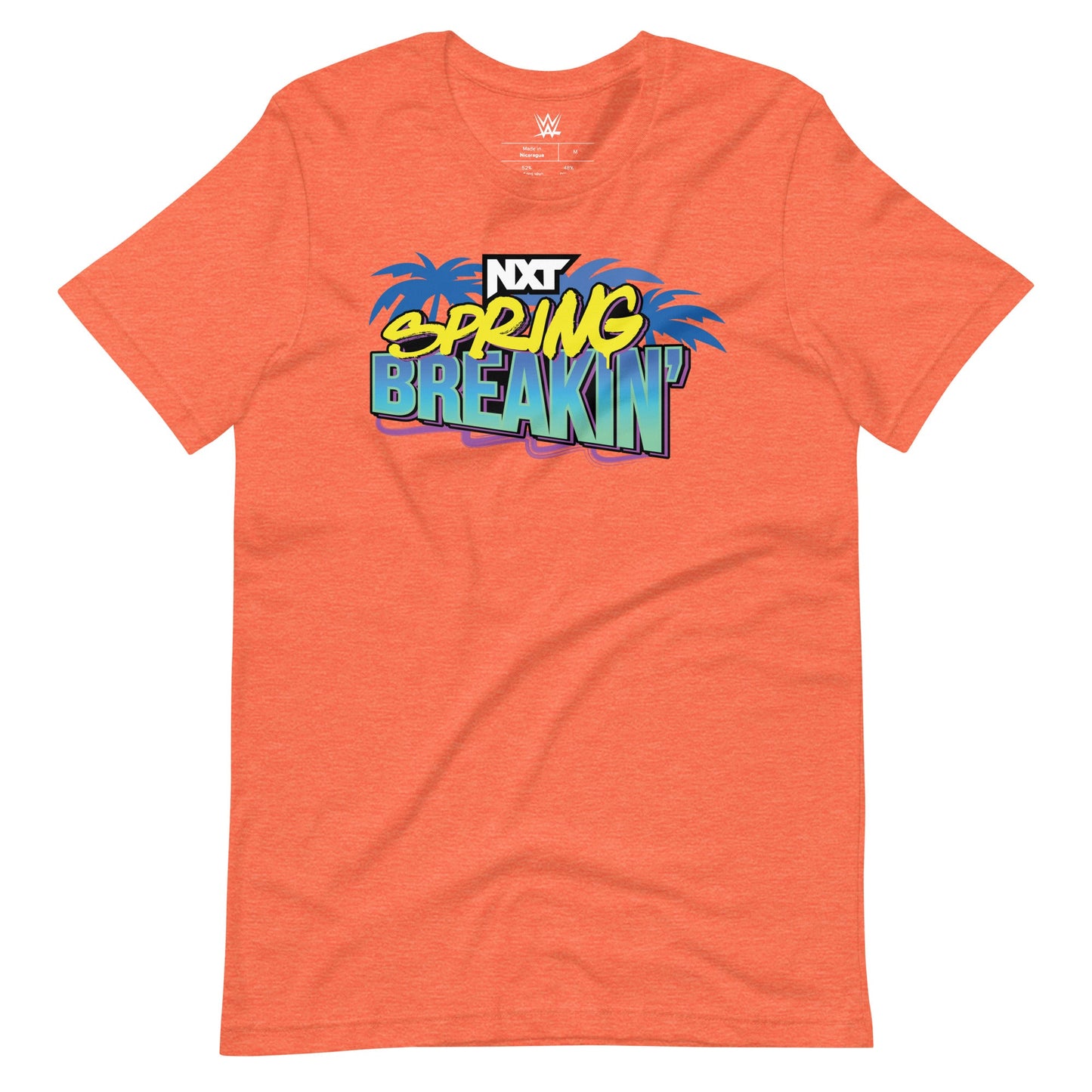 [Color:Heather Orange] NXT Spring Breakin' Logo t-shirt