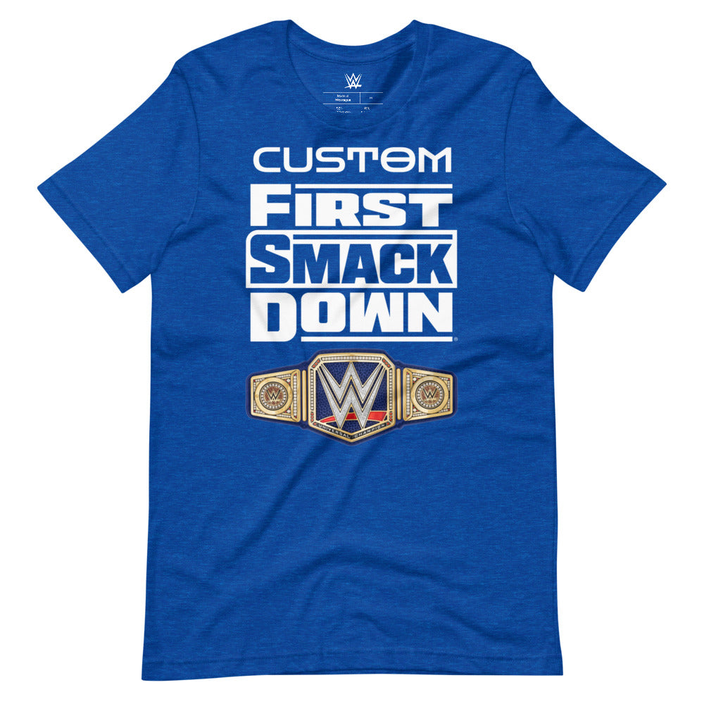 [Color:Heather True Royal] SmackDown Custom T-Shirt