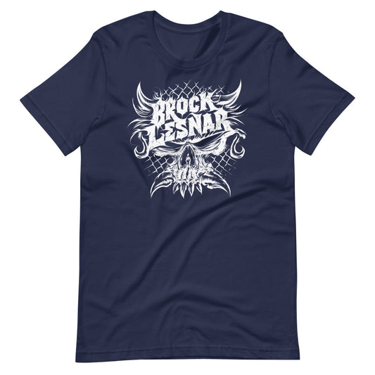 [Color:Navy] Brock Lesnar "Skull Logo" T-Shirt