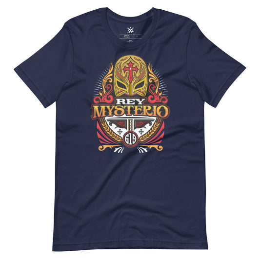 [Color:Navy] Rey Mysterio "619 Mask" T-Shirt