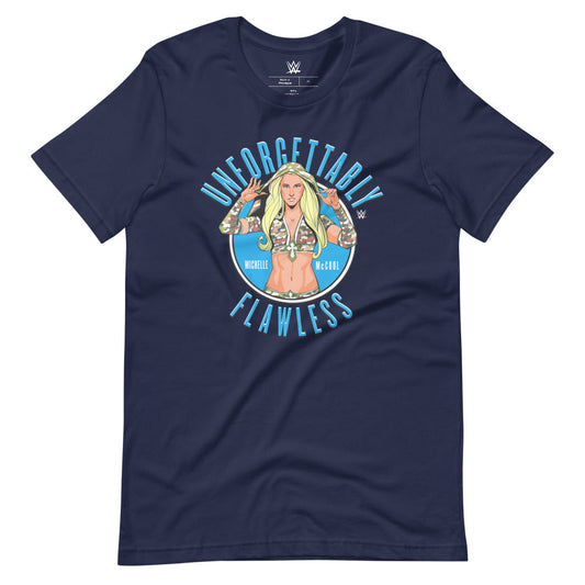 [Color:Navy] Michelle McCool Illustrated T-Shirt