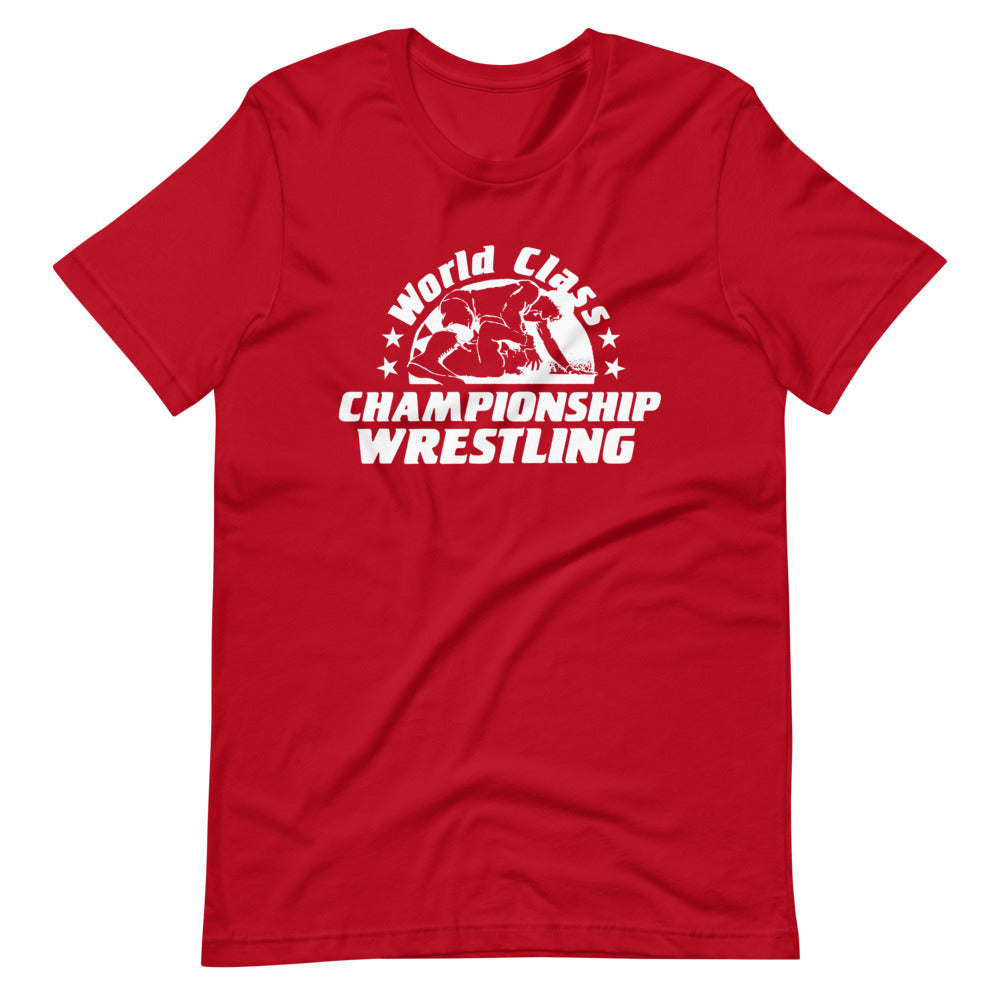 [Color:Red] World Class Championship Wrestling T-Shirt