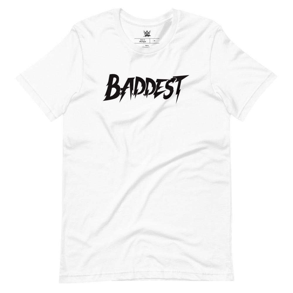 [Color:White] Ronda Rousey "Baddest" White T-Shirt