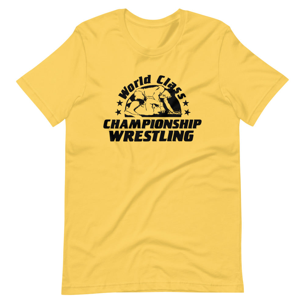 [Color:Yellow] World Class Championship Wrestling T-Shirt