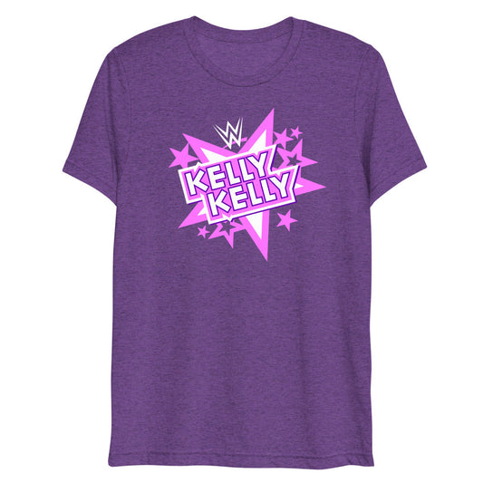 [Color:Purple Triblend] Kelly Kelly Logo T-shirt