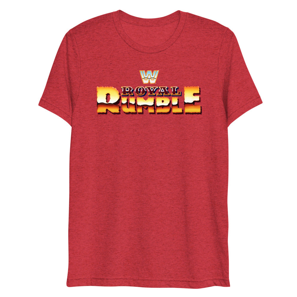 [Color:Red Triblend] Royal Rumble Retro Logo Tri-Blend T-Shirt