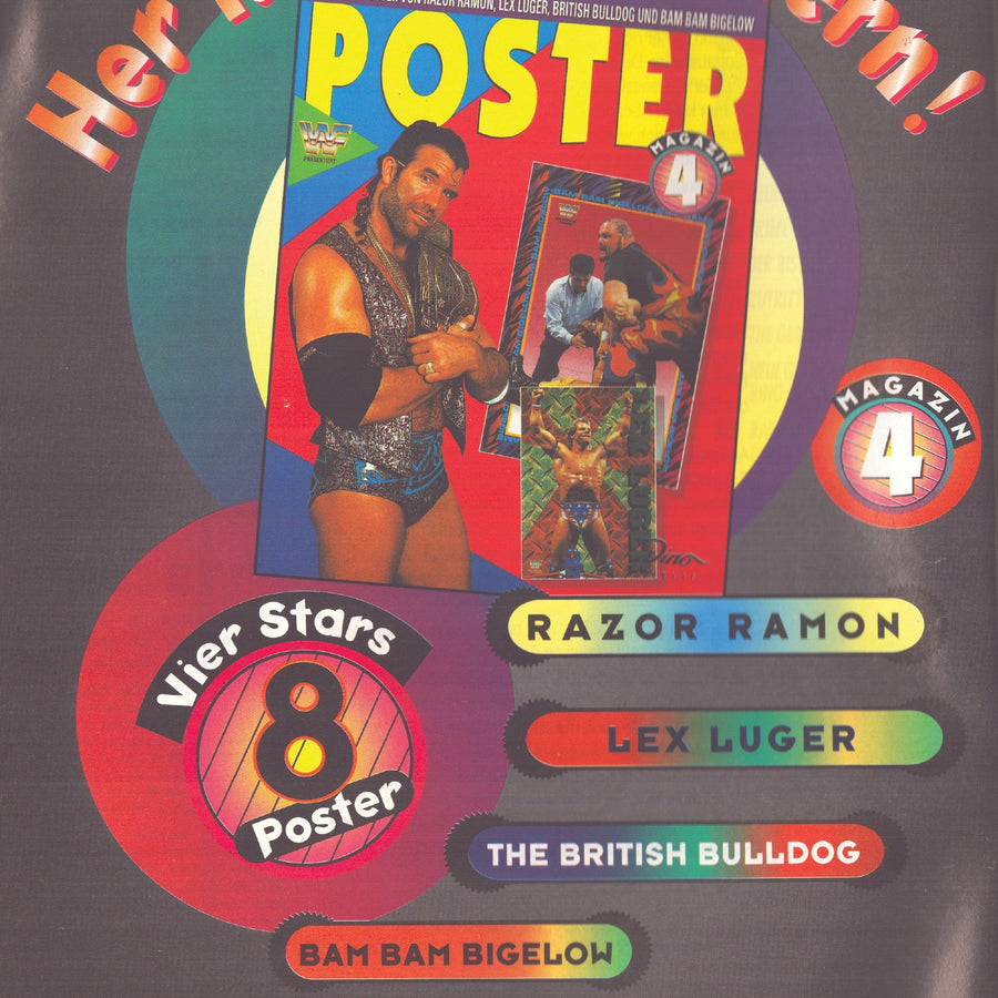 WWF Poster Magazine #4 from Germany (Unreleased) Magazine PWcatalog