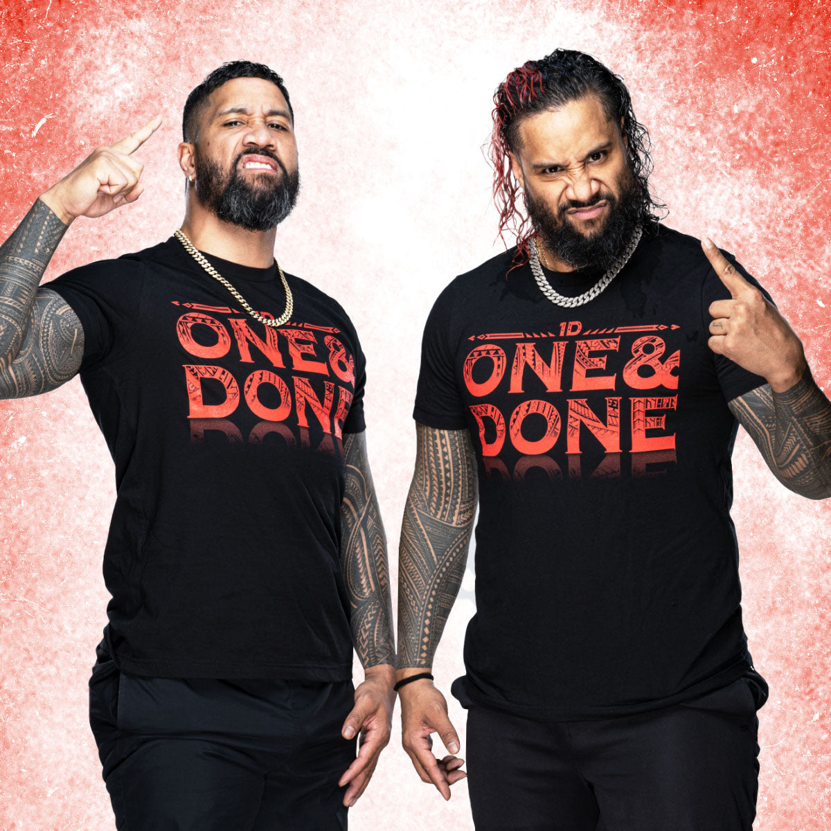 [Color:Black] The Usos "One & Done" Authentic T-Shirt - main