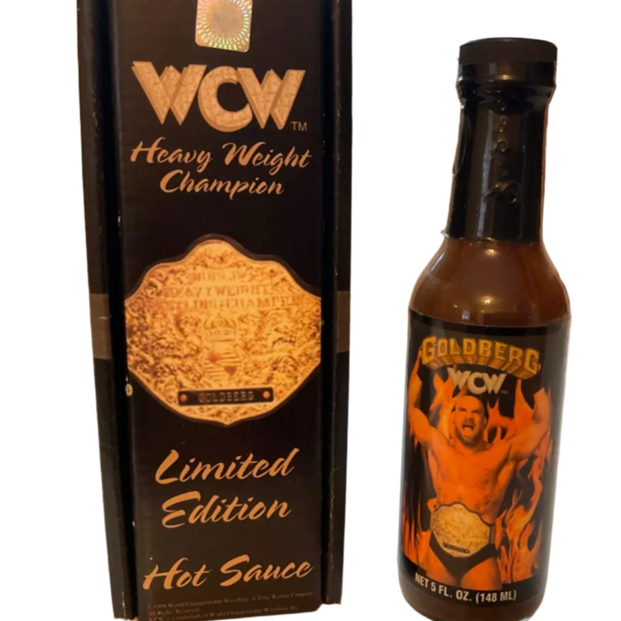 WCW Goldberg Hot Sauce PWcatalog