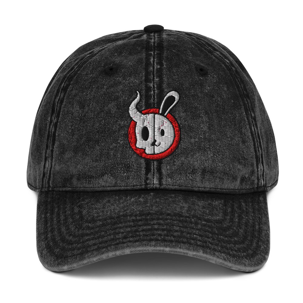 Demon Bunny "Dual Chaos" Vintage Baseball Hat Baseball Hats PW Catalog