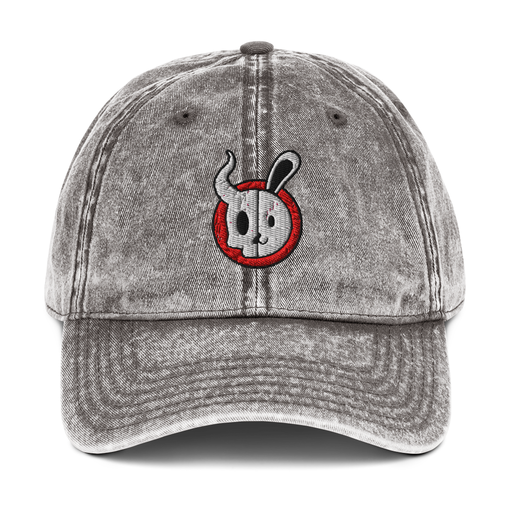 Demon Bunny "Dual Chaos" Vintage Baseball Hat Baseball Hats PW Catalog