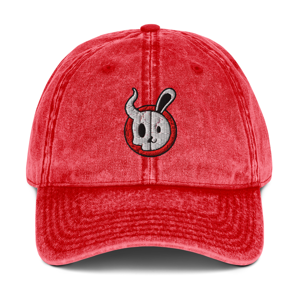 Demon Bunny "Dual Chaos" Vintage Baseball Hat Baseball Hats PW Catalog