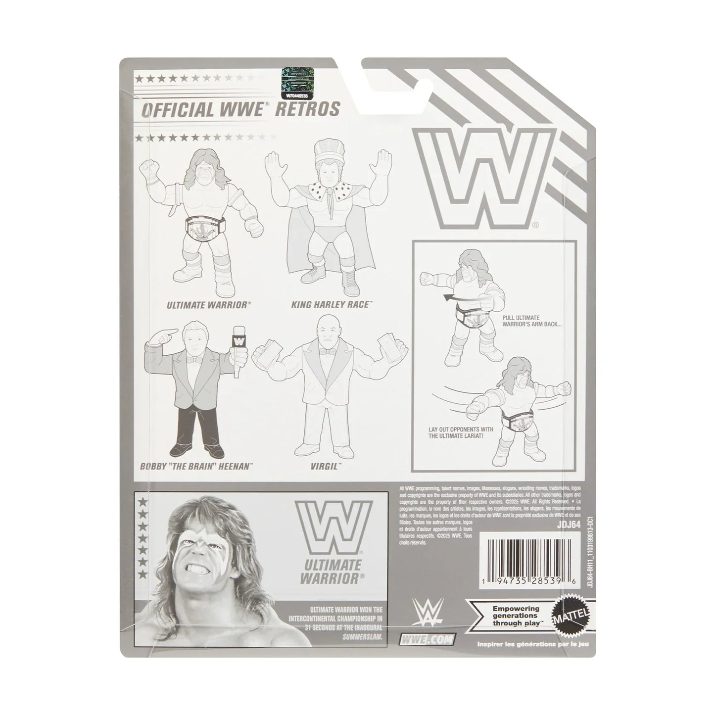 WWE Mattel Retro Series 18 Ultimate Warrior Mattel Creations Exclusive