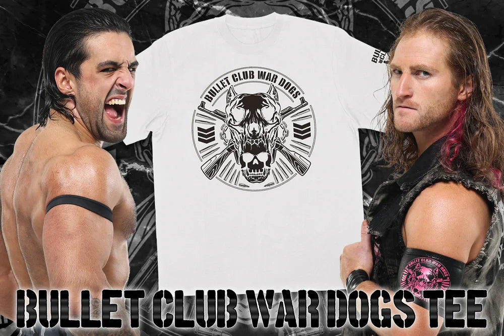 Bullet Club War Dogs T-Shirt (White) T-Shirt PW Catalog