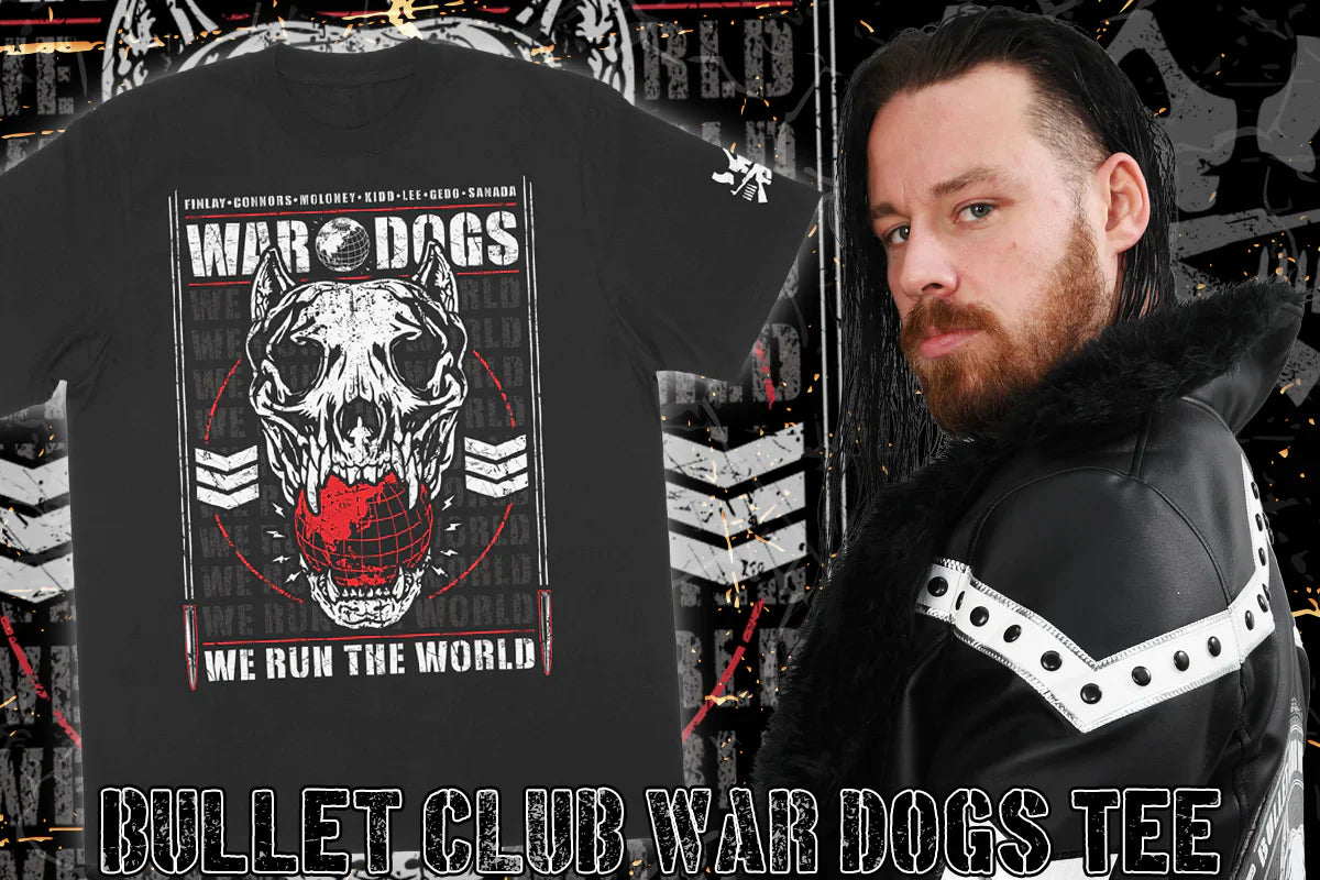 Bullet Club War Dogs "WE RUN THE WORLD" T-shirt T-Shirt PW Catalog