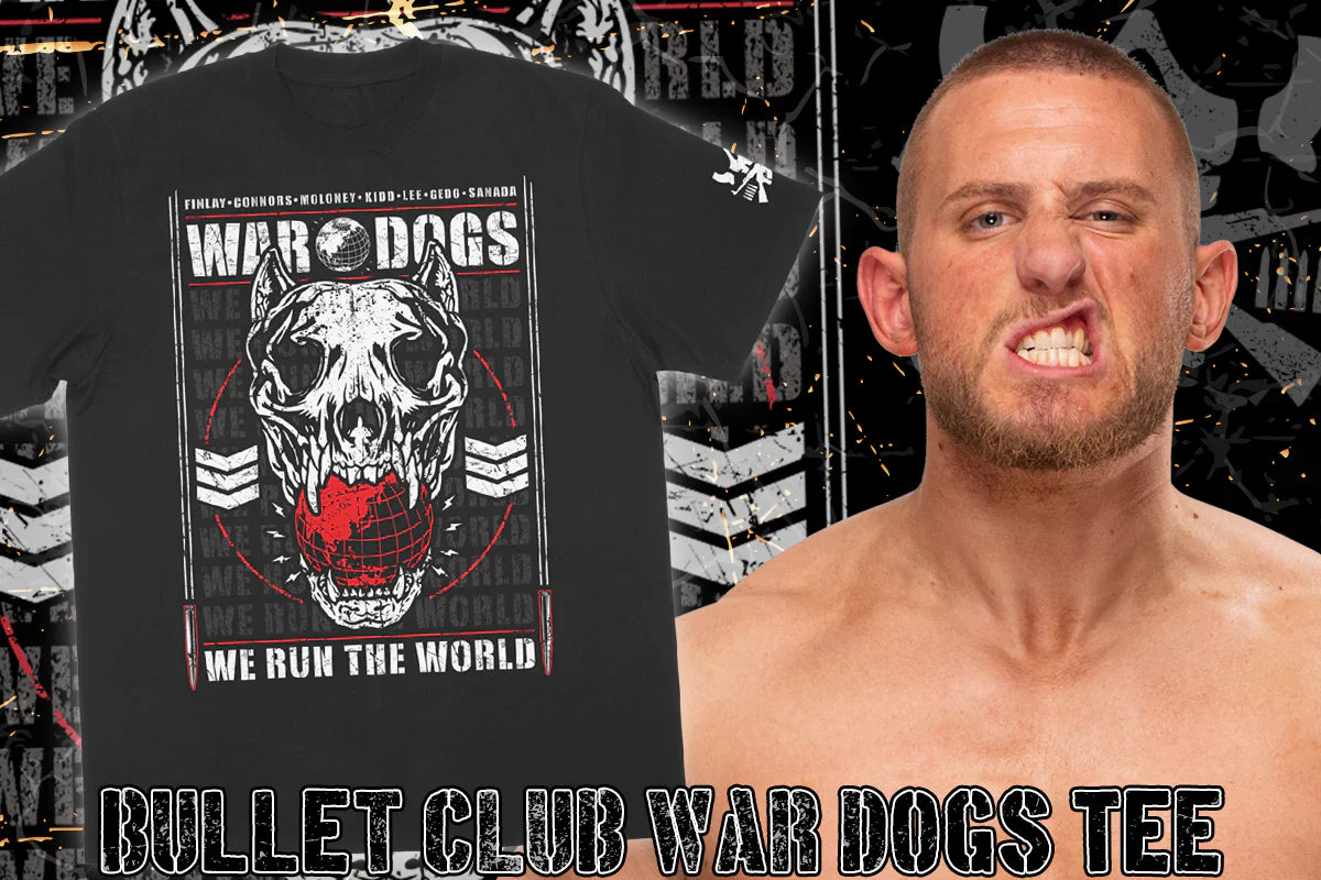 Bullet Club War Dogs "WE RUN THE WORLD" T-shirt T-Shirt PW Catalog