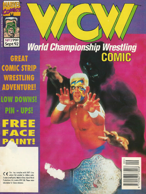 WCW Marvel comics UK Vol 03 September 1992 Magazines & Newspapers PWcatalog