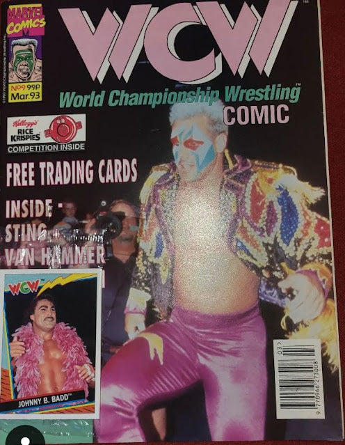 WCW Marvel comics UK Vol 09 March 1993 Magazines & Newspapers PWcatalog