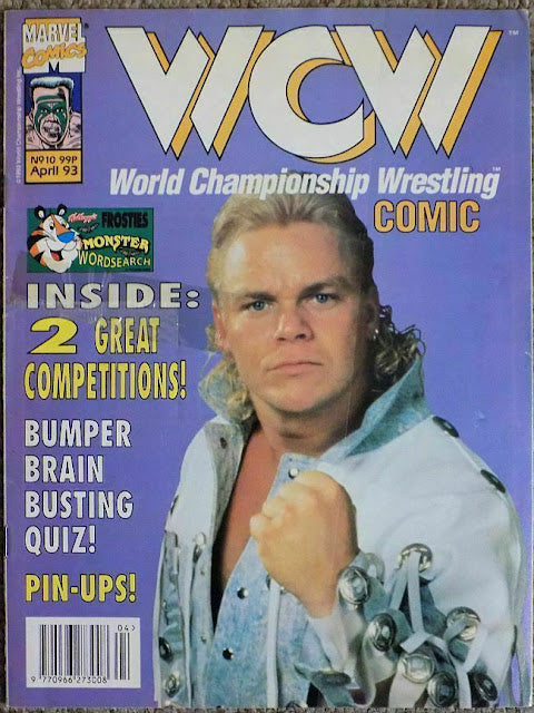 WCW Marvel comics UK Vol 10 April 1993 Magazines & Newspapers PWcatalog
