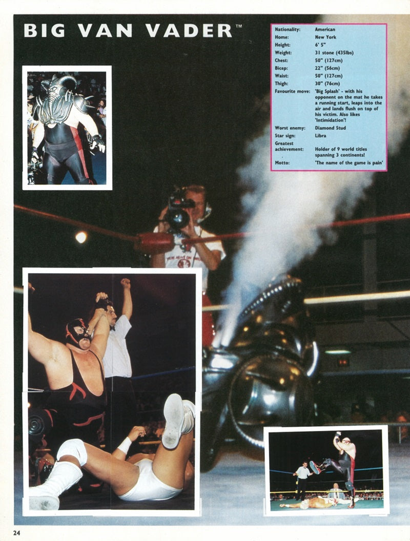 WCW Stickers Album 1992 UK Exclusive Stickers Album PW Catalog