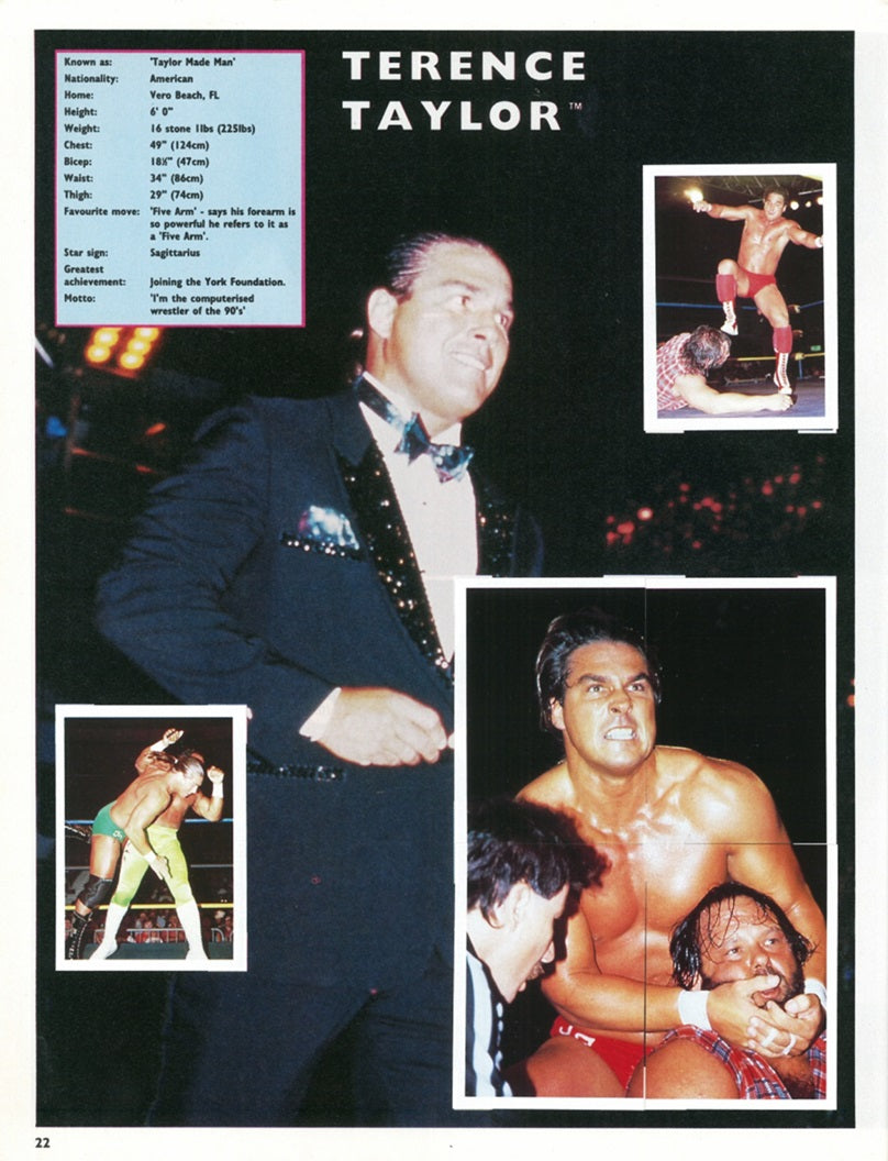 WCW Stickers Album 1992 UK Exclusive Stickers Album PW Catalog