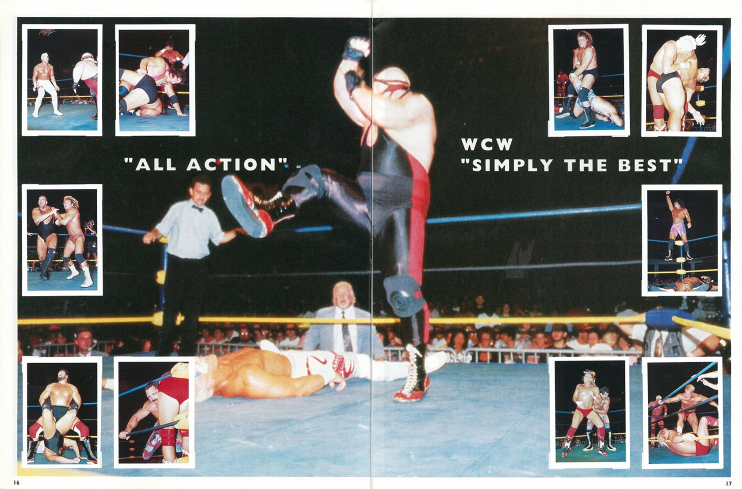 WCW Stickers Album 1992 UK Exclusive Stickers Album PW Catalog