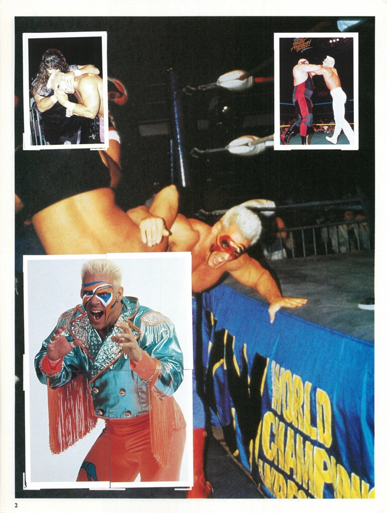 WCW Stickers Album 1992 UK Exclusive Stickers Album PW Catalog