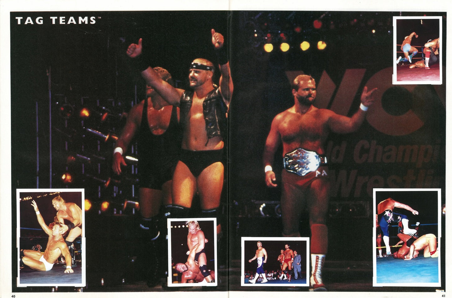 WCW Stickers Album 1992 UK Exclusive Stickers Album PW Catalog