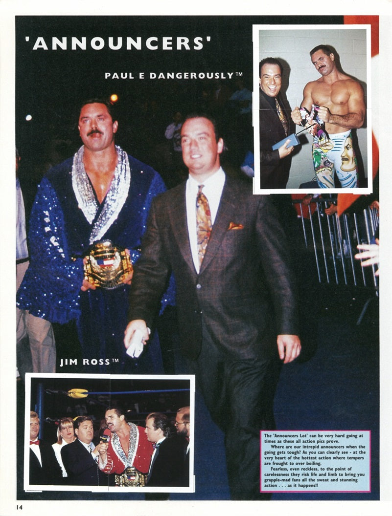 WCW Stickers Album 1992 UK Exclusive Stickers Album PW Catalog